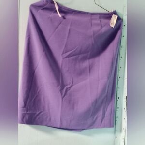 Kasper Purple Pencil Skirt Knee-Length Workwear